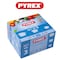 Pyrex Essential Round Casserole Set Of 3 ( 3L+2.1L+1.4L)  - Durable Borosilicate Glass for Versatile Cooking and Serving