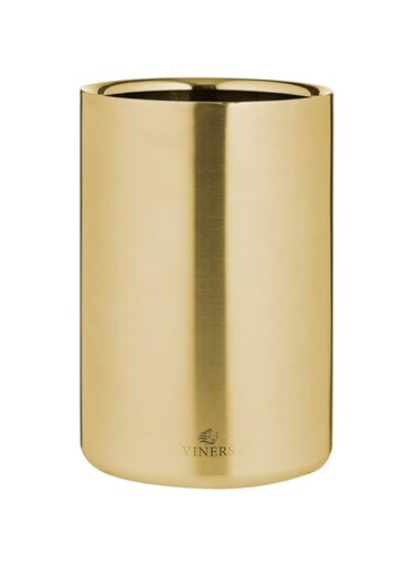 Viners 302.236 Barware 1.3L Gold Double Wall Ice Bucket, Stainless_Steel