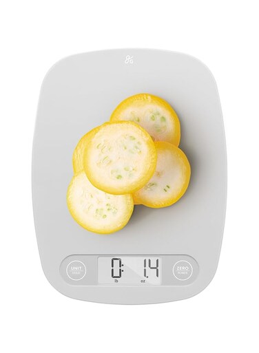 Food Scale - Ultra Slim Digital Kitchen Scale Multifunction Food Scale, with Touch Button, Digital Display Shows Weight in Grams, Ounces, Milliliters, Meal Prep, Cooking, Baking, 11lb/5kg(Gray)