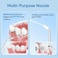 cWater Dental Flosser Pick for Teeth, 5 Modes Cordless Dental Oral Irrigator with 300ML Water Tank, IPX7 Waterproof and Rechargeable Water Teeth Cleaner for Home Travel
