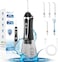 cWater Dental Flosser Pick for Teeth, 5 Modes Cordless Dental Oral Irrigator with 300ML Water Tank, IPX7 Waterproof and Rechargeable Water Teeth Cleaner for Home Travel
