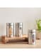 Box Essential 3-Piece Glass and Stainless Steel Jar Set 900 ml