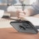 Case for IPhone 17 Pro Max Case Cover Metal Ring Holder Grip Kickstand Car Magnetic Mount Shockproof Matte Hard Back Bumper Case for IPhone 17 Pro Max 5G 2025 Black
