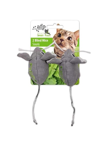 All For Paws Green Rush Catnip Mice Cat Toy, 1.7 kg
