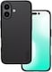 Case for Iphone 17 2025 Super Frosted Shield Pro Hard Back Soft Border (PC + TPU) Shock Absorb Cover Raised Bezel Camera Protect PC ASSORTED Color Iphone 17 Black