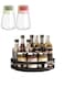 Storage Rack, Metal Rotating Spice Rack, 360 Degree Rotating Rack for Kitchen