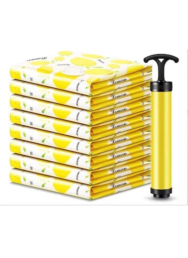 8 Pcs Vacuum Storage Space Saver Bags with Pump