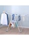 Anzuma Foldable Stainless Steel Clothes Drying Stand منشر غسيل قابل للطي with Adjustable Wings, Clothes Dryer for Indoor and Outdoor, Easy Storage, Laundry Hanging Stand and Drying Rack