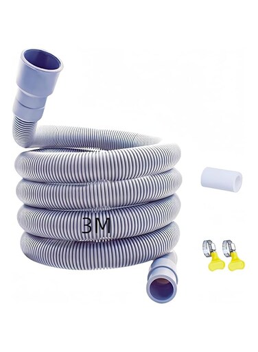 KUTONTECH Universal Replacement Drain Hose Extension Kit for Washing Machine, Dishwasher, and Other Applications - Easy Installation and Improved Drainage Efficiency.