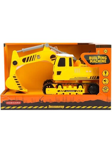 Game Force 1:14 Scale Friction 360-Excavator Truck Toy, Yellow