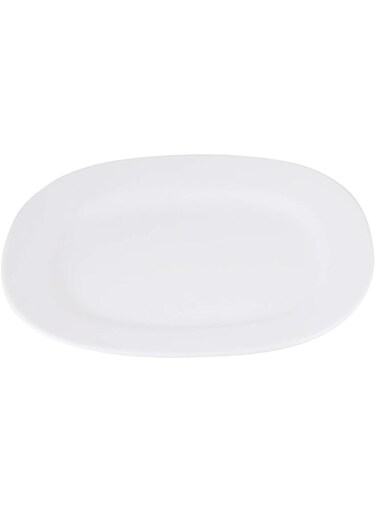 Royal Melamine Oval Plate - 12 Inch White