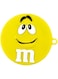 M&amp;M's World Eco-Friendly Circle Cup Cover,Cup Lid, Anti-dust Silicone - Yellow