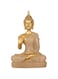 TIED RIBBONS 6.5 Inch Buddha Statue   Resin, Golden     Buddha Statues for Home, Living Room, Zen Garden Decor, Table, Feng Shui Decoration, Spiritual Decor   Buddha Statue Indoor, Buddah Gift