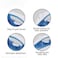 2000W Non Stick Steam Iron with Adjustable Temperature Control &amp; Fast Heating Dry Iron