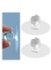 Crystal Acrylic Knob Cabinet set includes 2 clear knobs designed to add elegance and functionality to your furniture.