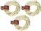 Cadet 5" Braided Beef Hide (Rawhide) Donut Dog Treats &amp; Chews