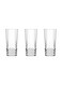 3-Piece Elegan Long Drink Glass Set Clear 335ml