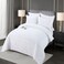 MMM HOME 6-Pieces Embroidered King Size Duvet Cover Set ,1 Duvet Cover + 1 Fitted Sheet + 4 Pillow Covers,Elegant Design
