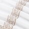MMM HOME 6-Pieces Embroidered King Size Duvet Cover Set ,1 Duvet Cover + 1 Fitted Sheet + 4 Pillow Covers,Elegant Design