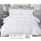MMM HOME 6-Pieces Embroidered King Size Duvet Cover Set ,1 Duvet Cover + 1 Fitted Sheet + 4 Pillow Covers,Elegant Design