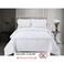 MMM HOME 6-Pieces Embroidered Super King Size Duvet Cover Set ,1 Duvet Cover + 1 Fitted Sheet + 4 Pillow Covers,Elegant Design