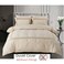 MMM HOME 6-Pieces Embroidered Super King Size Duvet Cover Set ,1 Duvet Cover + 1 Fitted Sheet + 4 Pillow Covers,Elegant Design