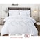 MMM HOME 6-Pieces Embroidered King Size Duvet Cover Set ,1 Duvet Cover + 1 Fitted Sheet + 4 Pillow Covers,Elegant Design