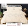 MMM HOME 6-Pieces Embroidered Super King Size Duvet Cover Set ,1 Duvet Cover + 1 Fitted Sheet + 4 Pillow Covers,Elegant Design
