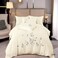 MMM HOME 6-Pieces Embroidered Super King Size Duvet Cover Set ,1 Duvet Cover + 1 Fitted Sheet + 4 Pillow Covers,Elegant Design