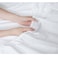 MMM HOME 4-Pieces Embroidered Single Size Duvet Cover Set ,1 Duvet Cover + 1 Fitted Sheet + 2 Pillow Covers,Elegant Design