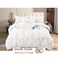 MMM HOME 6-Pieces Embroidered Super King Size Duvet Cover Set ,1 Duvet Cover + 1 Fitted Sheet + 4 Pillow Covers,Elegant Design