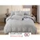 MMM HOME 6-Pieces Embroidered Super King Size Duvet Cover Set ,1 Duvet Cover + 1 Fitted Sheet + 4 Pillow Covers,Elegant Design