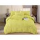 MMM HOME 6-Pieces Embroidered King Size Duvet Cover Set ,1 Duvet Cover + 1 Fitted Sheet + 4 Pillow Covers,Elegant Design