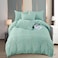 MMM HOME 6-Pieces Embroidered Super King Size Duvet Cover Set ,1 Duvet Cover + 1 Fitted Sheet + 4 Pillow Covers,Elegant Design