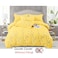 MMM HOME 6-Pieces Embroidered Super King Size Duvet Cover Set ,1 Duvet Cover + 1 Fitted Sheet + 4 Pillow Covers,Elegant Design