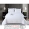 MMM HOME 6-Pieces Embroidered King Size Duvet Comforter Quilt Bedding Set ,1 Comforter + 1 Fitted Sheet + 4 Pillow Covers,Elegant Design