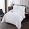 MMM HOME 6-Pieces Embroidered King Size Duvet Comforter Quilt Set ,1 Embroidered Comforter + 1 Fitted Sheet + 4 Pillow Covers,Elegant Design