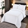 MMM HOME 6-Pieces Embroidered King Size Duvet Comforter Quilt Set ,1 Embroidered Comforter + 1 Fitted Sheet + 4 Pillow Covers,Elegant Design