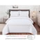 MMM HOME 6-Pieces Embroidered King Size Duvet Comforter Quilt Set ,1 Embroidered Comforter + 1 Fitted Sheet + 4 Pillow Covers,Elegant Design
