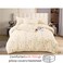 MMM HOME 6-Pieces Embroidered King Size Duvet Comforter Quilt Set ,1 Embroidered Comforter + 1 Fitted Sheet + 4 Pillow Covers,Elegant Design