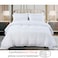 MMM HOME 6-Pieces Embroidered King Size Duvet Comforter Quilt Set ,1 Embroidered Comforter + 1 Fitted Sheet + 4 Pillow Covers,Elegant Design