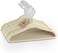 Dot Gift 15-Pack Beige Baby Velvet Hangers 28cm - Nursery Clothes Hangers Non Slip Toddler Hangers, 360 Chrome Swivel Hook