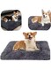 Plush, Soft, and Cozy Pet Bed for Larger Dogs with Anti-Slip Base and Easy-to-Clean Mat, Tailored for Medium to Large Pups (Dark Grey, Large)
