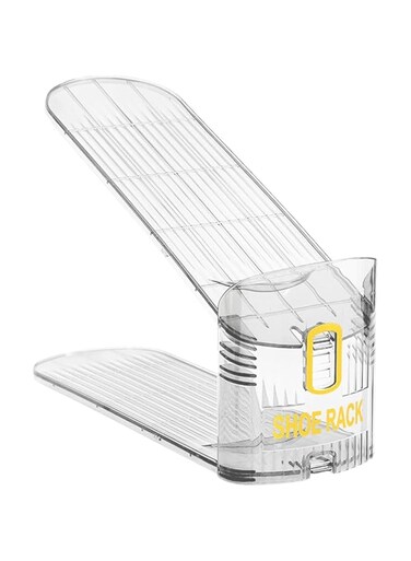 Rayyan Shoe Rack Organizer, Shoe Slot Organizer, Double Layer Non Slip Shoe Holder, Adjustable Shoe Organiser for Organizing Bathroom Cabinets at Home