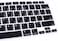 US Layout Arabic language Silicone Keyboard Cover Skin For MacBook Air 13" 2020 With Touch ID Model:- A2179/A2337 M1 Chip, Keyboard Accessories" Black