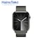 Haino Teko Series 10 Jet Black Smart Watch With Large Screen AMOLED Display AI Voice Assistance 3 Pair Straps and Charging Cable Black Designed For Ladies and Gents