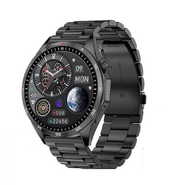 Haino Teko 2025 AMOLED Smart Watch Men Women Fitness Bluetooth Calls ECG Heart Rate Blood Pressure Smartwatch Sports Fitness Tracker (Black)