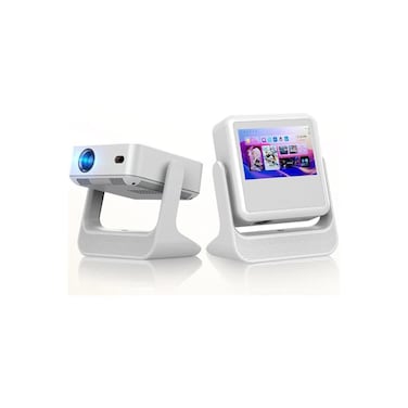 Smart Touch Projector, FHD 1080p, Auto Focus, 10W Stereo Speaker, Android OS, Dual WiFi, Blue