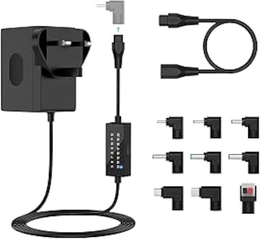 BENSN 39W Universal AC to DC Adapter 5V~20Voltios, 1~3A Switching Power Supply Suitable for speakers, LED light strips, electronic clocks, e-readers, portable GPS devices, etc.

