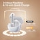 QCY MeloBuds Pro Adaptive Noise Cancelling Earbuds, Reduce Noise by Up to 99%, Wireless LDAC Hi-Res Sound Bluetooth Earphones, 360 Spatial Audio, 34H Playtime, Multipoint Connection, White